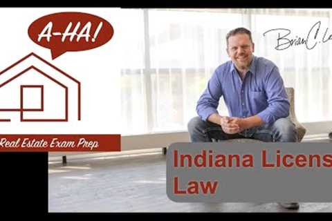 A-Ha! Real Estate Exam Prep: Indiana Law Questions