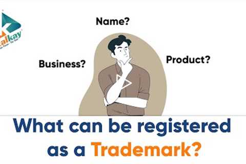 What can be registered as Trademark?