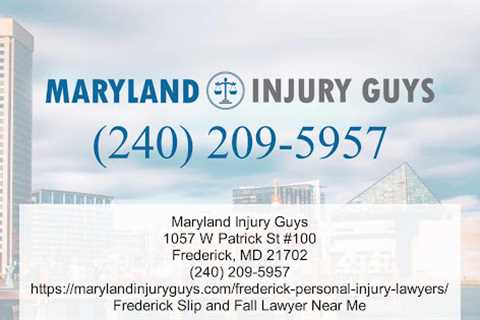 Workers' Compensation Lawyer Frederick, MD - Maryland Injury Guys