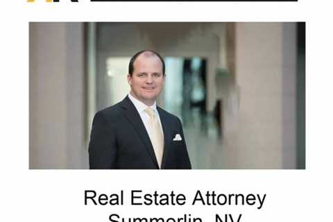 Real Estate Attorney Summerlin, NV