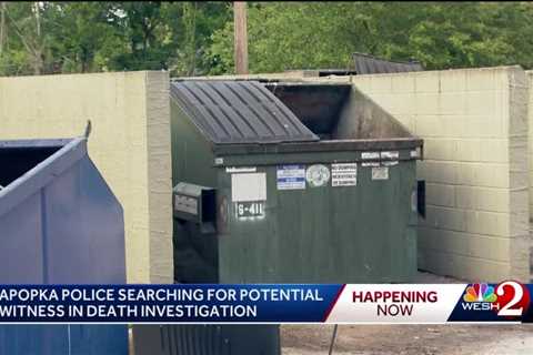 Police seeking potential witness after woman’s body found behind dumpster in Apopka