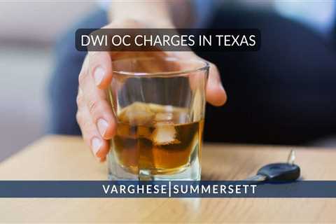 DWI Open Container in Texas