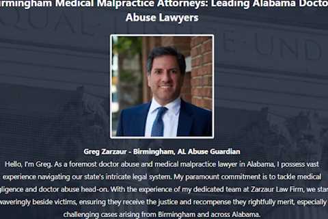 Doctor Abuse Lawyer Greg Zarzaur Birmingham, AL - Abuse Guardian