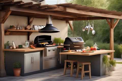 Can An Outdoor Kitchen Be Against The House?