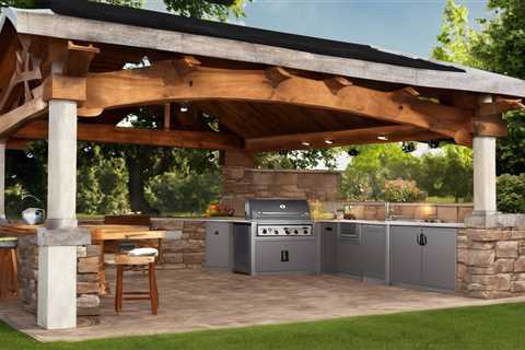 How Far Should An Outdoor Kitchen Be From The House?