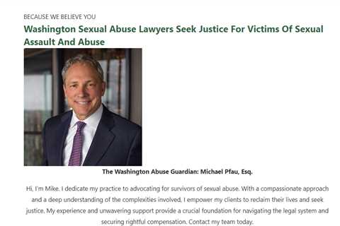 Sexual Assault Lawyer Mike Pfau Washington