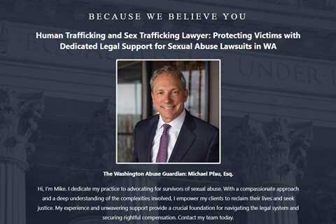 Sex Trafficking Lawyer Mike Pfau Washington - Abuse Guardian