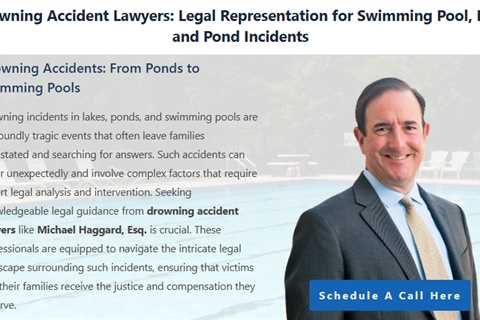 Lake pond drowning lawyer - Michael Haggard - Aquatic Attorney