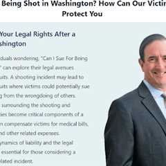 Can I Sue For Being Shot in Washington · Monday, Sep 15 📸