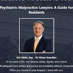 Psychiatrist Abuse Lawyer NJ Eric Weitz · Tuesday, Oct 7 📸