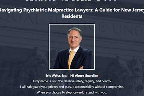 Psychiatrist Abuse Lawyer NJ Eric Weitz · Tuesday, Oct 7 📸