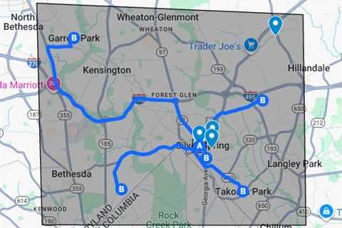Workers Compensation Claims Silver Spring, MD - Google My Maps